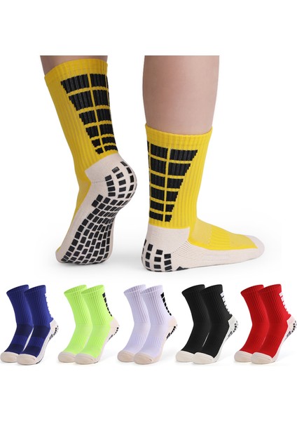 3 Çift Erkek Kaymaz Futbol Çorapları Basketbol Için Sıkıştırma (Yurt Dışından) indirimleri