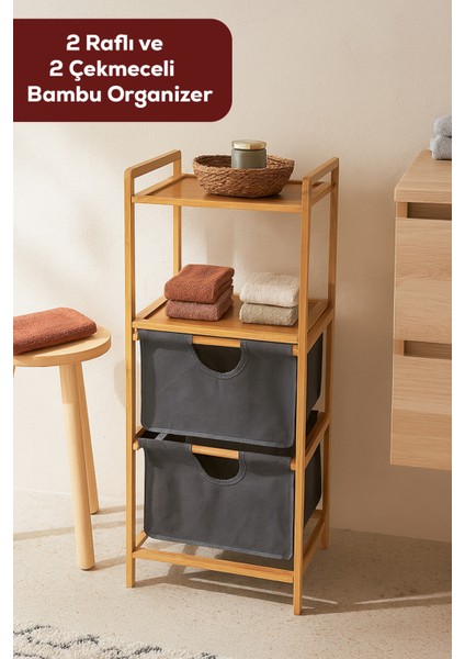 PBT-714 Ahşap Bambu Banyo Mutfak Organizeri 3 Raflı Çok Amaçlı Banyo Mutfak Düzenleyici Organizer Banyo Mutfak Dolabı Sebzelik Organizeri