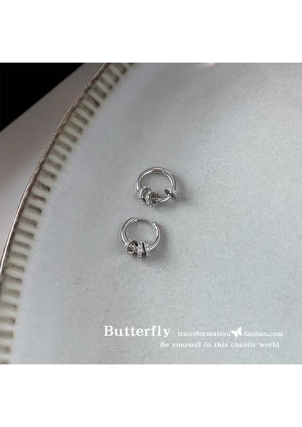 Hafif Lüks Çok Yönlü Ankora Kırmızı Atmosfer Küpe Duygusu Kadın Moda Mizaç Kıdemli Kare ve Yuvarlak Yüz Küpe Duygusu Aşk Küpeleri (Yurt Dışından)