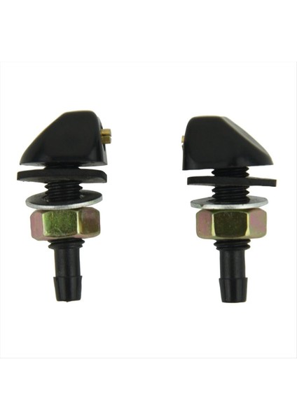 2 Adet Siyah Plastik Araba Ön Pencere Ön Cam Yıkayıcı Sprey Nozul Bmw Çifti (Yurt Dışından) fırsatları