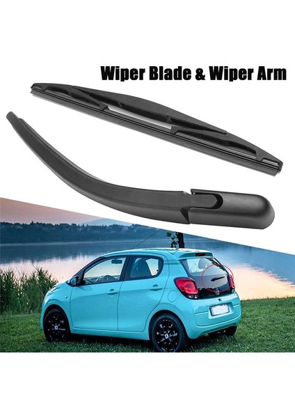 Peugeot 107 Citroen C1 Toyota Aygo Için Yeni Arka Ön Cam Silecek Kolu ve Bıçak Seti (Yurt Dışından) fırsatları