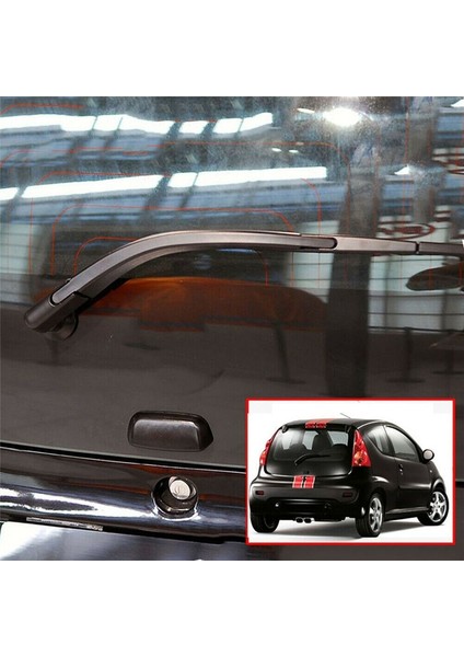 Peugeot 107 Citroen C1 Toyota Aygo Için Yeni Arka Ön Cam Silecek Kolu ve Bıçak Seti (Yurt Dışından) indirimleri