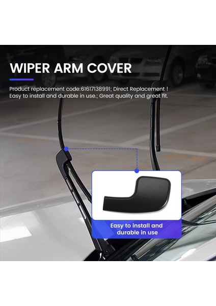 Sağ El Ön Cam Ön Cam Silecek Silecek Kol Hatch Serbest Bırakma Anahtarı Kapak Kapağı Için Bmw E90 E91 E92 E92 61617138991 (Yurt Dışından) fırsatları