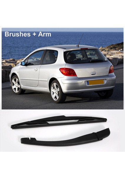 Fırçalar + Silecek Bıçak Kolu Araba Arka Çerçeve Için Siyah 307 Sw / Estate (Yurt Dışından) indirimleri