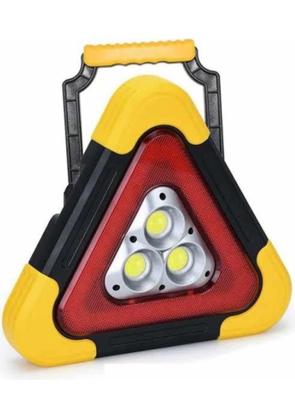 Bfs Reflektör Güneş Panelli Solarlı Şarjlı Üçgen Işıklı Trafik Reflektör Fener modelleri