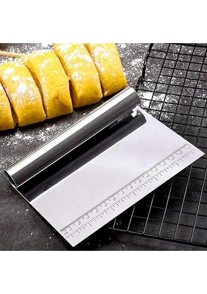 Hamur Kesici Çelik,metal Hamur Sıyrıcı,pasta Sıyırma Aparatı,hamur Dilimleyici,pasta ve Pastacılık Için Çelik Şekillendirici ve Hamur Porsiyonlayıcı modelleri