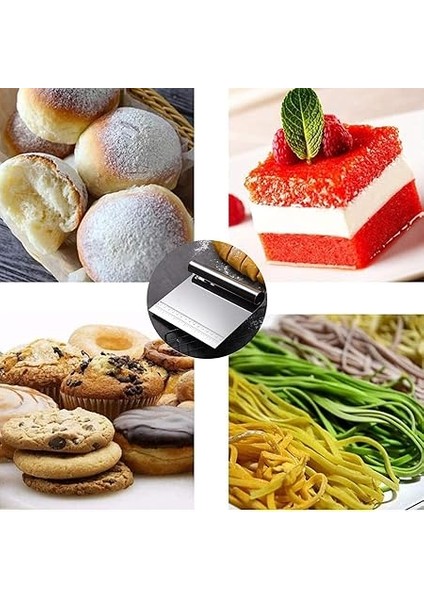 Hamur Kesici Çelik,metal Hamur Sıyrıcı,pasta Sıyırma Aparatı,hamur Dilimleyici,pasta ve Pastacılık Için Çelik Şekillendirici ve Hamur Porsiyonlayıcı indirimleri