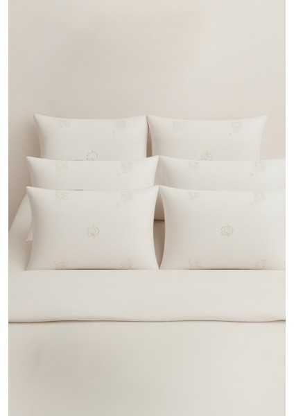 Desenli Pamuk Yastık (50X70) 6 Adet modelleri