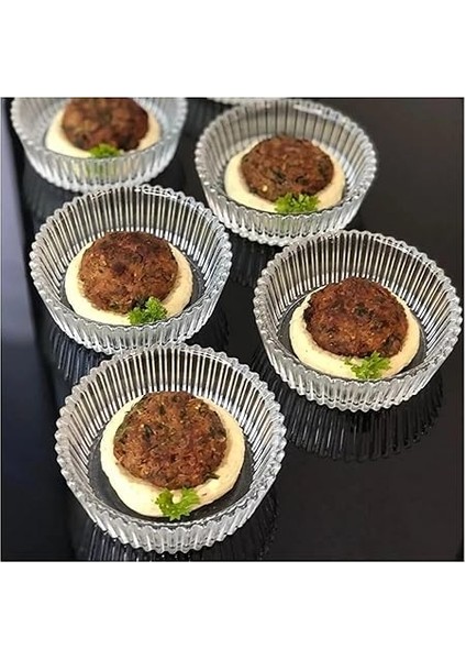 Adet Cam Kase Seti - Düz Çizgi Desenli Kahvaltılık, Çerezlik, Sunumluk ve Servis Kasesi, Dayanıklı Geniş Cam Kase Kahvaltı Sunumları Için Şık ve Pratik fırsatları