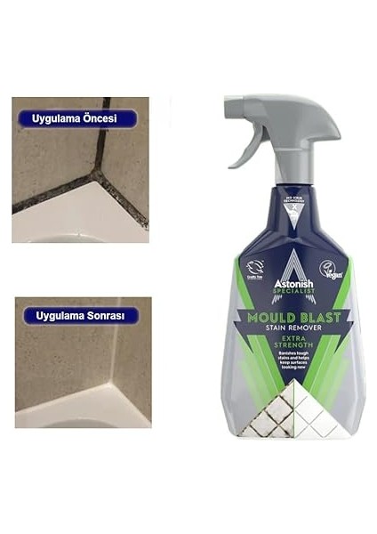 Astonish Küf Temizleyici 750 ml + Miss Flora Nem Alıcı 450 G Yedek 2 Adet indirimleri