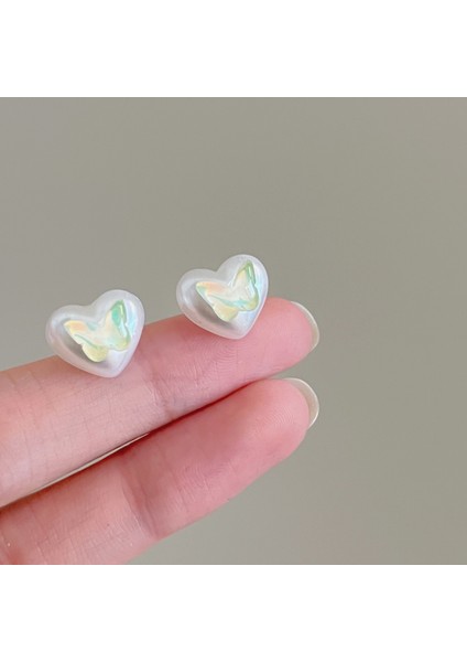 925 Iğnekız Kalp Insasimetrik Balık Kuyruğu Deniz Kabuğu Uzun Bölüm Mizaç Kırmızı (Yurt Dışından)