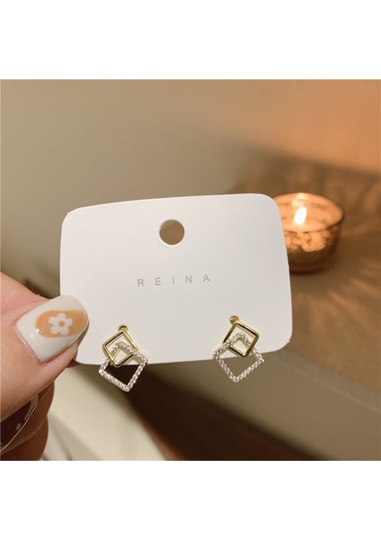 925 Gümüş Iğne Mizaç Inci Küpeküpe Kıdemli Duygusu Aşk Çiçek Yüzile(Yurt Dışından)