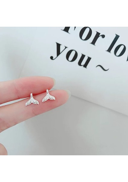 925 Gümüş Kız Öğrenciler Minimalist Tasarım Kıdemli Yeni Gelgit(Yurt Dışından)