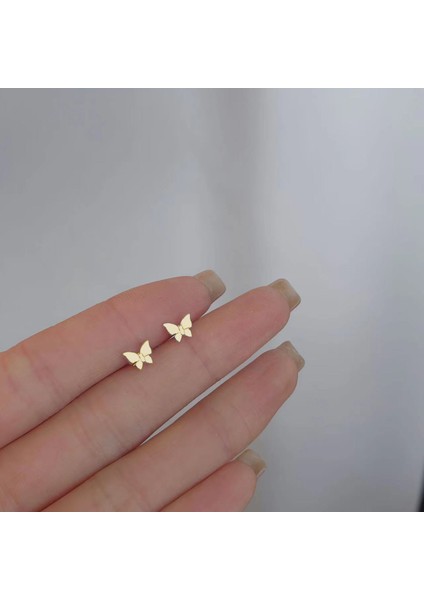 925 Gümüş Kız Öğrenciler Minimalist Tasarım Kıdemli Yeni Gelgit(Yurt Dışından)