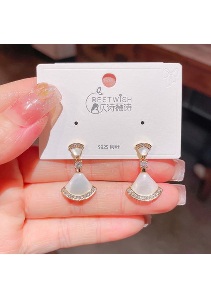 Yüksek Kaliteli Zarif Sınır Ötesi Pop Zirkonya Kıdemli Işık Duygusu Stil Süsler (Yurt Dışından)