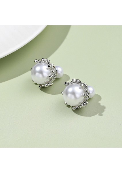 Moda Kıdemli Zirkonya Inciduygusu Retro Işık Yeni (Yurt Dışından)