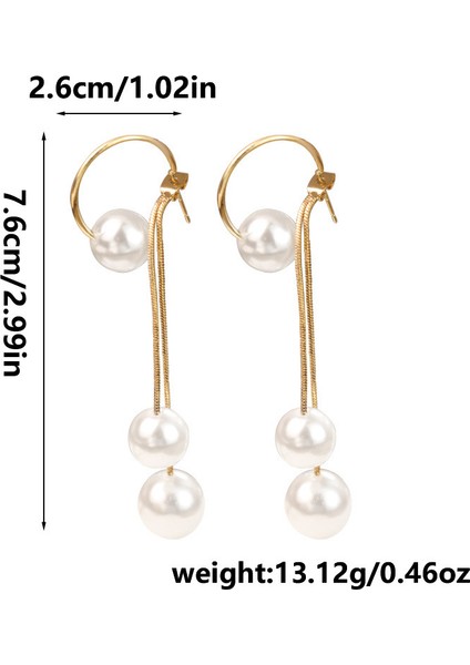 Moda Kıdemli Zirkonya Inciduygusu Retro Işık Yeni (Yurt Dışından) fırsatları