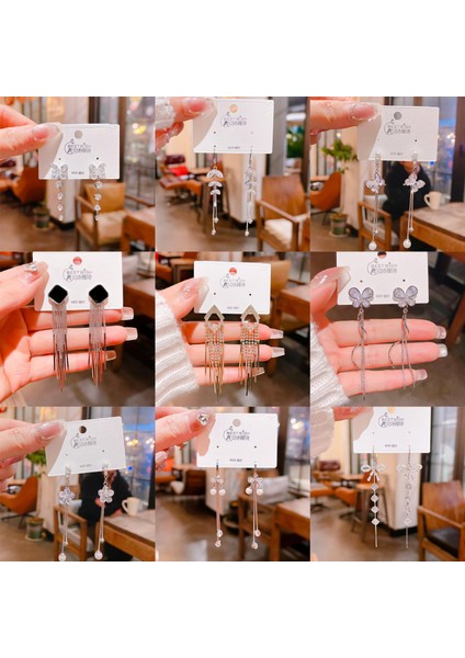 Zarif Mizaç Gösterisi Yüz Ince Uzun Zirkonyagümüş Takı Kıdemli Anlamda (Yurt Dışından) fiyatları