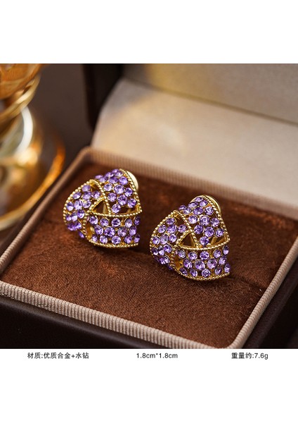 925 Gümüş Iğne Inci Küpe Fransız Retro Işık Lüks Niş Kıdemli Küpe Duygusu Kadın Kore Mizaç Küpe (Yurt Dışından)