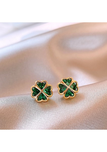 Yeni Zirkonya Inci Küpe Niş Fransız Retro Mizaç Hafif Lüks Kıdemli Küpe Duygusu 925 Gümüş Iğne Küpe (Yurt Dışından)