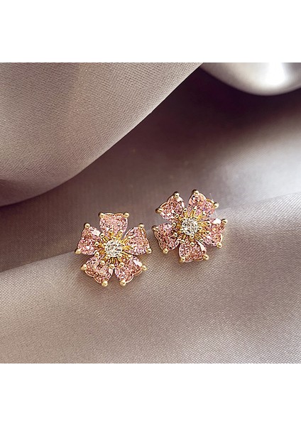 Yeni Zirkonya Inci Küpe Niş Fransız Retro Mizaç Hafif Lüks Kıdemli Küpe Duygusu 925 Gümüş Iğne Küpe (Yurt Dışından)