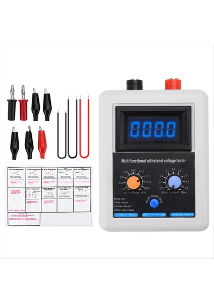 0V-3500V Igbt Voltaj Özelliği Transistör Test Cihazı Diyot Mos Trıode LED Voltaj Özelliği Mov Tester Mavisi Için (Yurt Dışından)