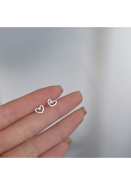 925 Gümüş Küpeler Kız Öğrenciler Niş Minimalist Tasarım Kıdemli Küpeler Yeni Gelgit Ins Küpeleri (Yurt Dışından)