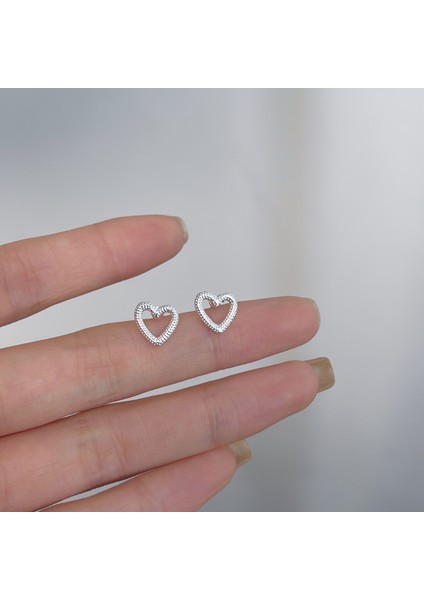 925 Gümüş Küpeler Kız Öğrenciler Niş Minimalist Tasarım Kıdemli Küpeler Yeni Gelgit Ins Küpeleri (Yurt Dışından)