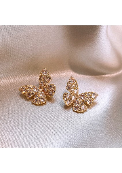 Yeni Zirkonya Inci Küpe Niş Fransız Retro Mizaç Hafif Lüks Kıdemli Küpe Duygusu 925 Gümüş Iğne Küpe (Yurt Dışından)