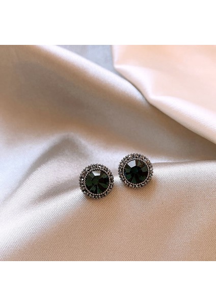 Yeni Zirkonya Inci Küpe Niş Fransız Retro Mizaç Hafif Lüks Kıdemli Küpe Duygusu 925 Gümüş Iğne Küpe (Yurt Dışından)