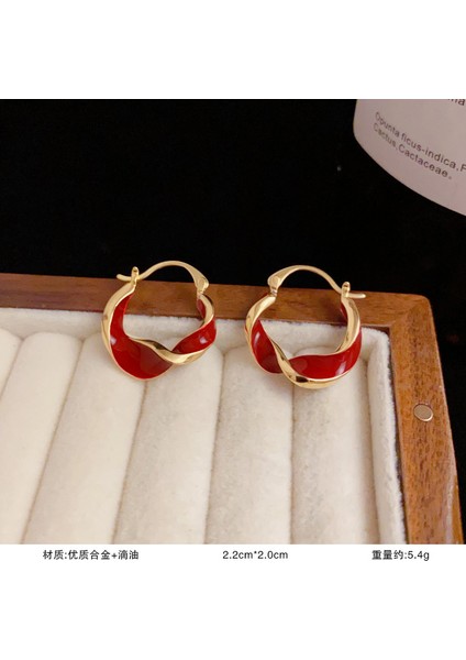 925 Gümüş Iğne Inci Küpe Fransız Retro Işık Lüks Niş Kıdemli Küpe Duygusu Kadın Kore Mizaç Küpe (Yurt Dışından)