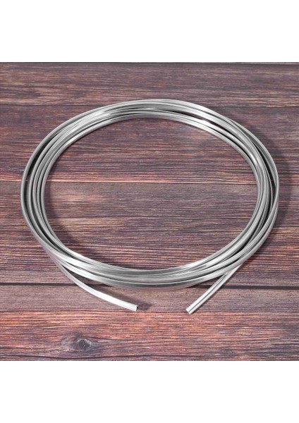 5pcs 20FT Krom Kalıplama Trim Şerit Araba Kapı Kenar Çizik Koruyucu Kapak Gümüş (Yurt Dışından) indirimleri