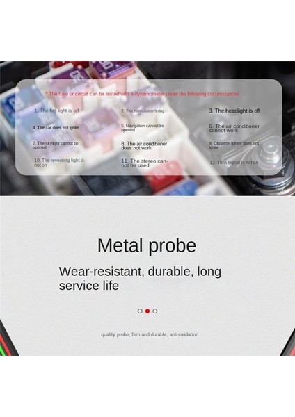 Habotest 0 8V-100V Dc Otomobil Voltaj Devre Test Cihazı Çok Fonksiyonlu Dijital Ekran Elektrik Kalem Prob Kalemi Otomatik Aracı A (Yurt Dışından) fırsatları