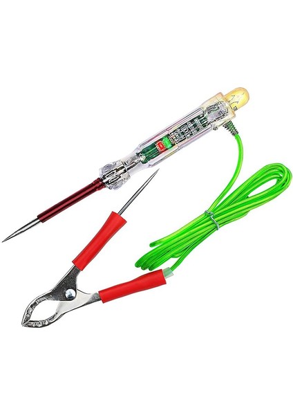 4x Otomotiv LED Devre Test Cihazı 6-24V Çift Problu Test Işığı 47 Inç Antifrizli Tel Timsah Klipsi Test Için (Yurt Dışından) modelleri