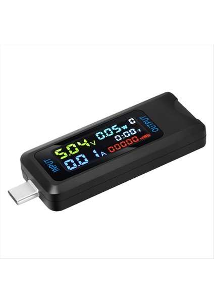 Tip-C Test Cihazı Dc Dijital Voltmetre Amperimetro Akım Voltaj Amper Ammetre Dedektörü Güç Bankası Şarj Cihazı Göstergesi (Yurt Dışından)