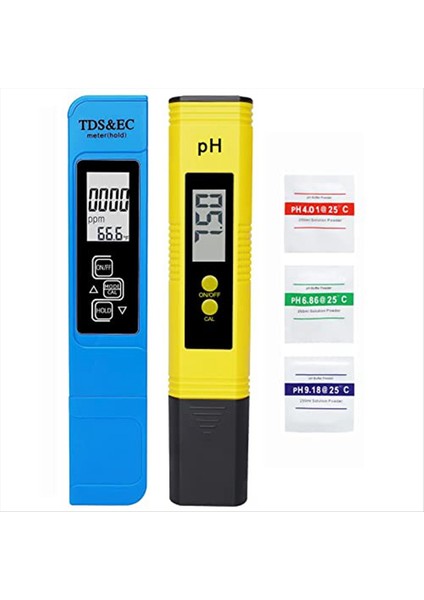 Ph ve Tds Metre Combo Dijital Ph Su Test Cihazı 3&#39 Ü 1 Arada Tds Sıcaklığı ve Ec Metre Içme Suyu Için Hidroponicsetc (Yurt Dışından)