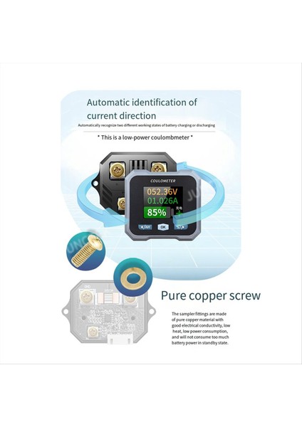 BL140F Coulometre Güç Ölçer DC10-100V 0-400A Rvs Yatları Için Su Geçirmez Pil Ölçer Özel Enerji Depolama B (Yurt Dışından)