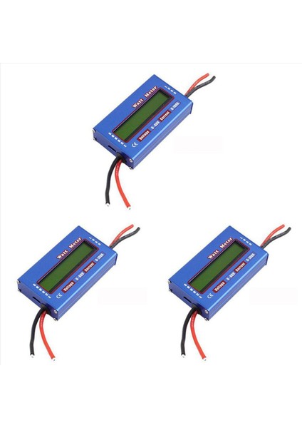 3x Dijital Wattmetre Watt Metre Power Metre Dc 60V 100A Denge Voltaj Pil Denkleyicisi (Yurt Dışından)
