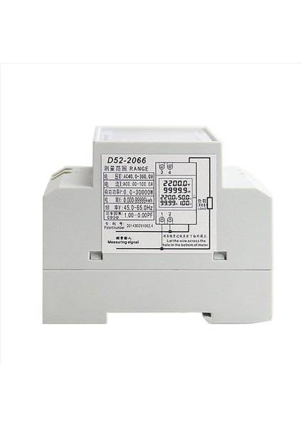 5x Dın Ray Ac Montoru 6ın1 40-300V 100A Voltaj Akım Güç Faktörü Aktif Kwh Elektrik Enerji Frekans Ölçer (Yurt Dışından)