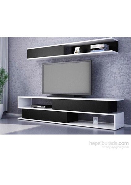 Sims Tv Ünitesi Siyah Beyaz