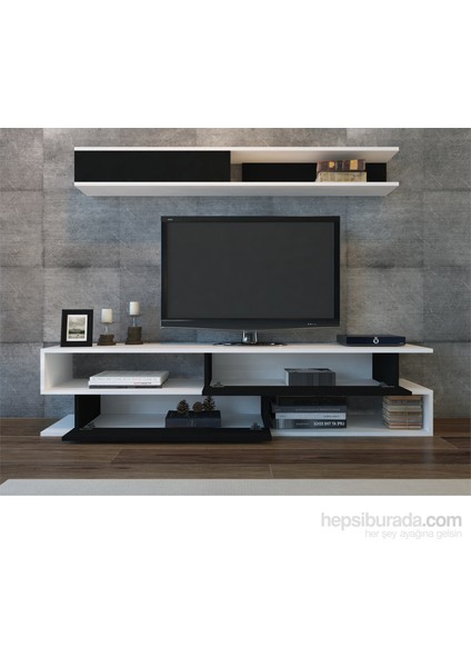 Sims Tv Ünitesi Siyah Beyaz fiyatları