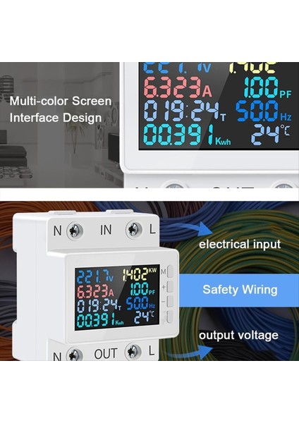 KWS-302L Güç Ölçer Voltaj Koruyucu Anahtarı Akım Voltaj Monitörü Röle Değeri Yerleştirilebilir Devre Kesici (Yurt Dışından) indirimleri