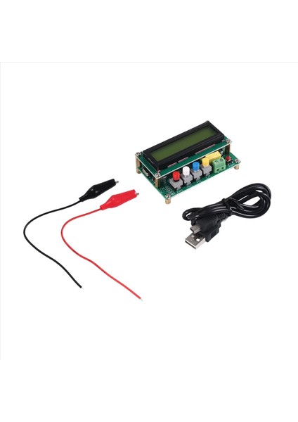LC100-A Dijital LCD Yüksek Hassas Indüksiyon Kapasitans L/c Metre Kondansatör Test Frekansı 1PF-100MF 1U-100H LC100-A + Test Klibi (Yurt Dışından)