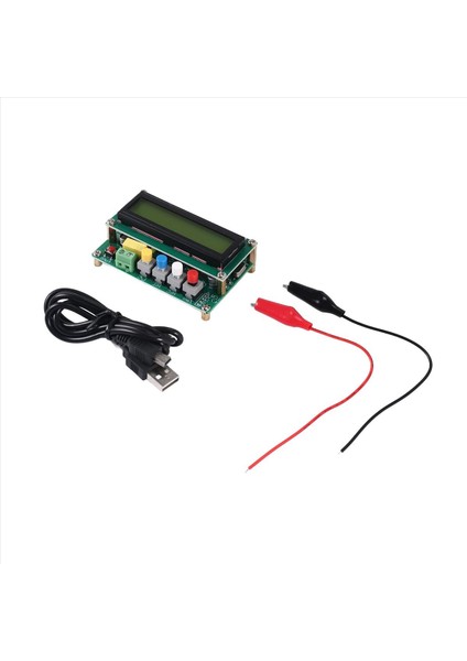 LC100-A Dijital LCD Yüksek Hassas Indüksiyon Kapasitans L/c Metre Kondansatör Test Frekansı 1PF-100MF 1U-100H LC100-A + Test Klibi (Yurt Dışından) modelleri