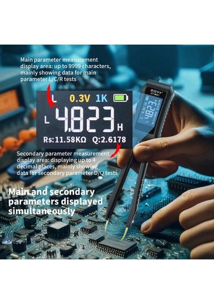 Zoyi Lcr Metre -% 0 5 Doğruluklu 10KHZ Lcr Metre Cımbız OLED Ekranlı Dijital Multimetre Test Cihazı (Yurt Dışından) indirimleri