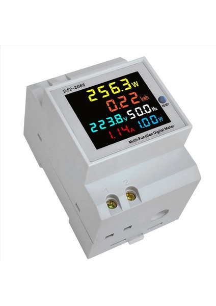 5x Dın Ray Ac Montoru 6ın1 40-300V 100A Voltaj Akım Güç Faktörü Aktif Kwh Elektrik Enerji Frekans Ölçer (Yurt Dışından) fırsatları