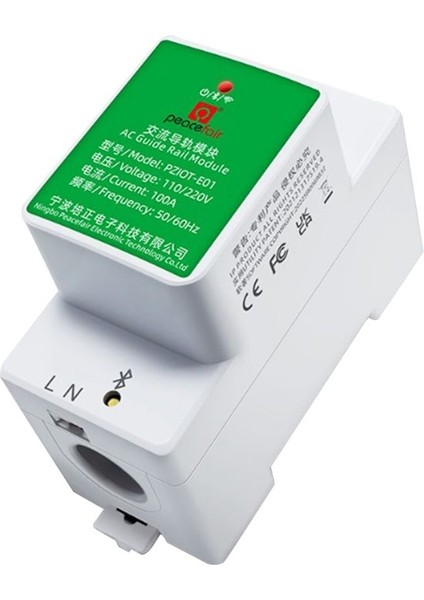 Peacefair 2pcs Tek Faz 6 In-1 Ac Elektrik Demiryolu Wıfı Smart Kwh Enerji Güç Texpt Metre Wattmetre Voltmetre Ölçer (Yurt Dışından)