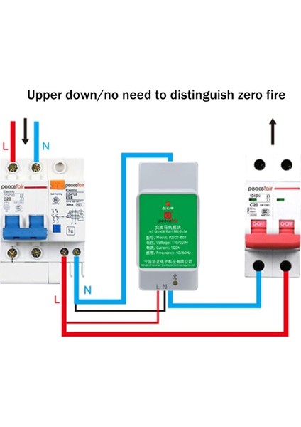 Peacefair 2pcs Tek Faz 6 In-1 Ac Elektrik Demiryolu Wıfı Smart Kwh Enerji Güç Texpt Metre Wattmetre Voltmetre Ölçer (Yurt Dışından) indirimleri