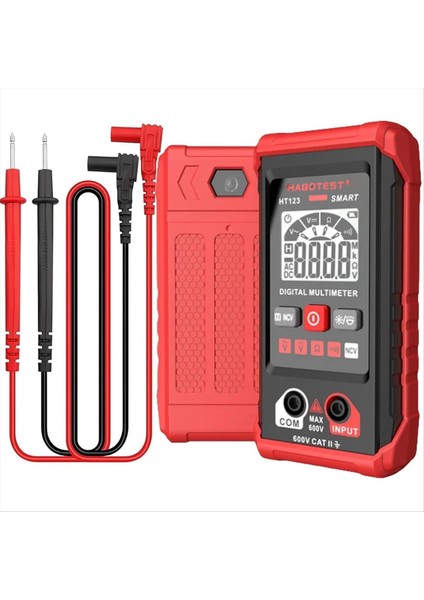 Habotest HT123 Dijital Multimetre - Otomatik Dijital Multimetre - Akıllı Ölçüm - Elektrik Test Cihazı Voltmetre Multimetre (Yurt Dışından)