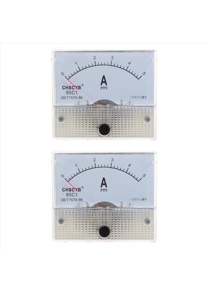 2x 85C1-A Analog Akım Panel Metre Dc 5A Amp Ampermetre (Yurt Dışından)